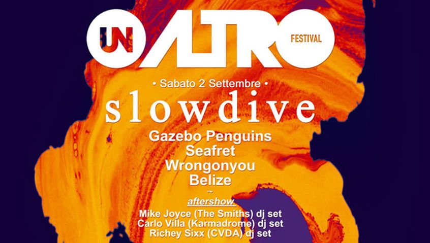 Gli Slowdive live a Milano per Unaltrofestival 2017
