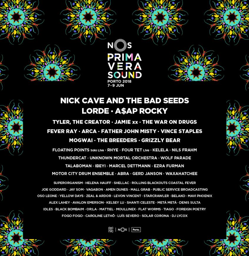 NOS Primavera Sound 2018: svelata la line-up con Nick Cave, Lorde e  A$AP Rocky