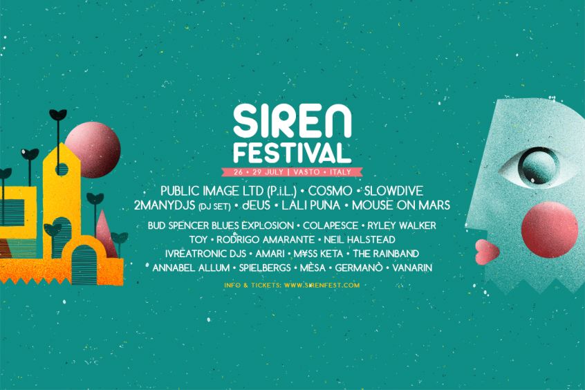 Il Siren svela la line-up: Slowdive, PIL, dEUS, Lali Puna, Mouse on Mars, Cosmo