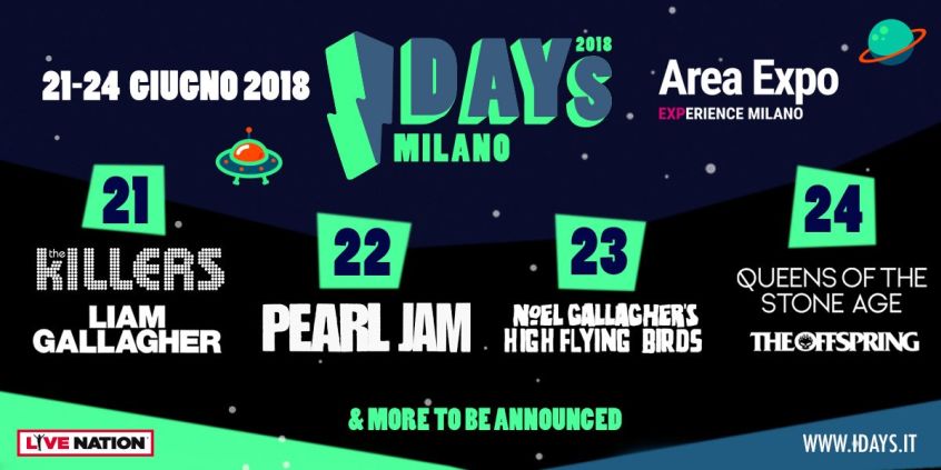 I-Days 2018 @ Area Expo Experience (Milano,  dal 21 al 24/06/2018)