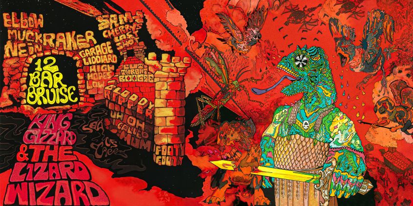 King Gizzard and the Lizard Wizard ristampano in vinile i primi 4 dischi