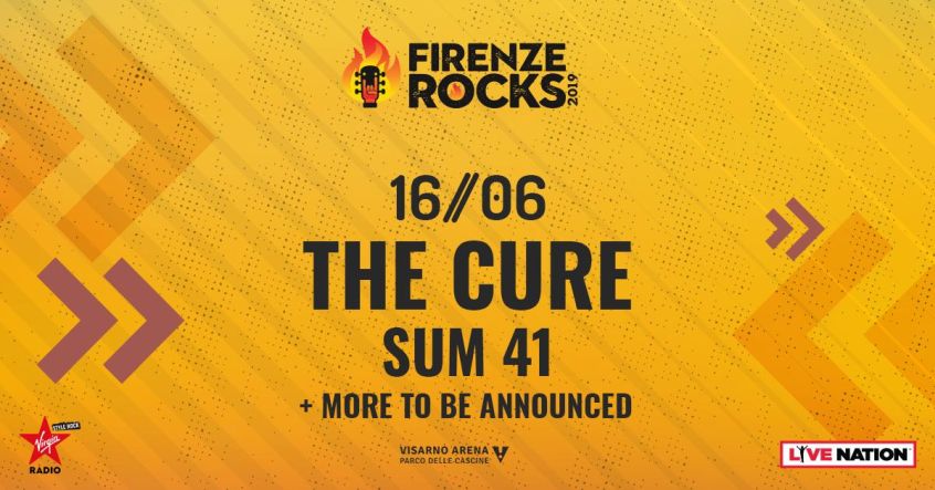 Firenze Rocks: insieme ai Cure ci saranno i Sum 41