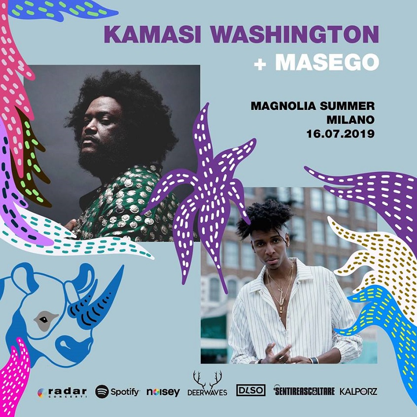 Kamasi Washington e Masego a Milano in estate