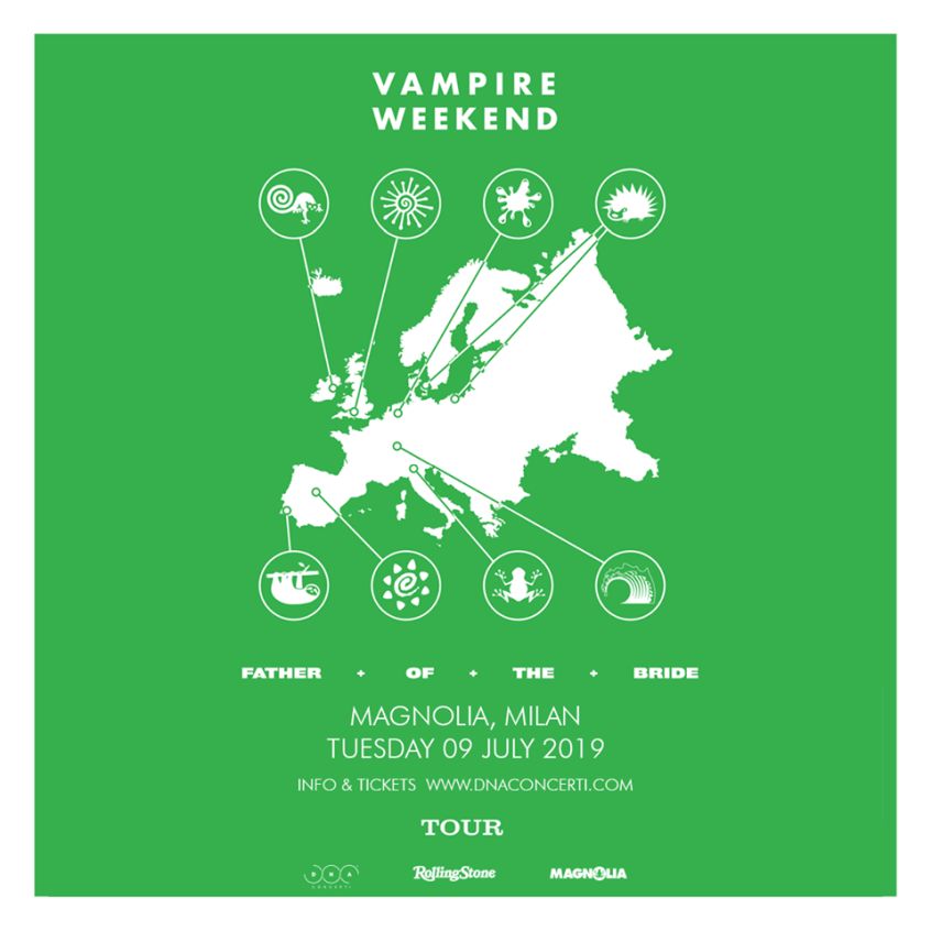 Vampire Weekend in Italia. Attesi a luglio al Circolo Magnolia di Segrate (MI)