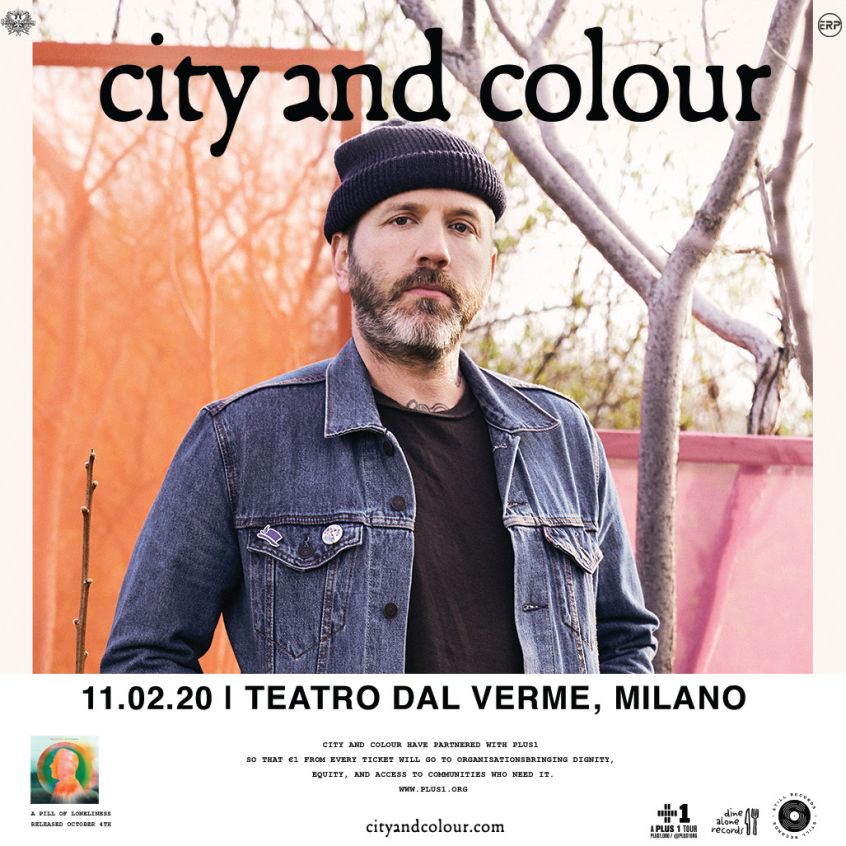 City and Colour: data milanese a febbraio 2020