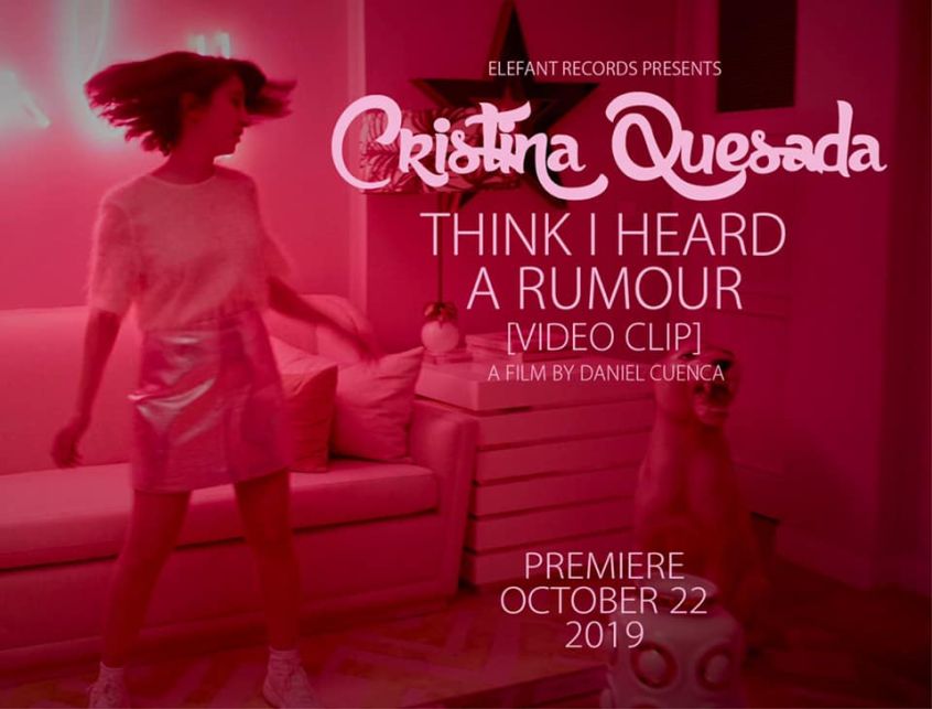 Cristina Quesada svela il video di “Think I Heard A Rumour” e pure la cover di “Manic Monday”