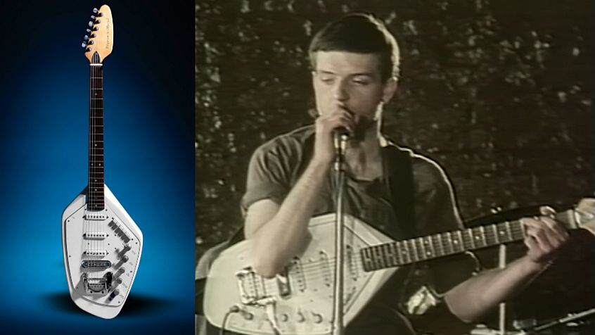 La chitarra suonata da Ian Curtis nel video di “Love Will Tear Us Apart” e’ stata venduta a 210.000 dollari