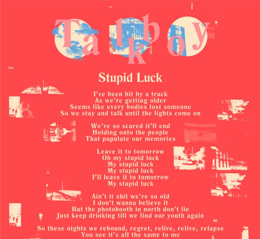 TRACK: Talkboy – Stupid Luck