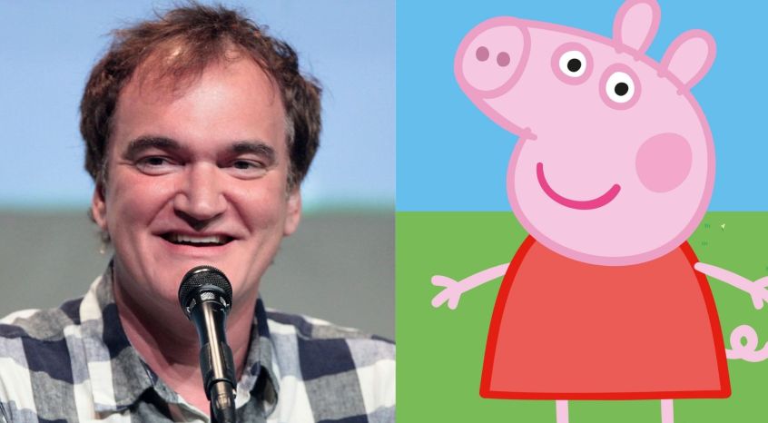Secondo Quentin Tarantino, Peppa Pig e’ “…la più grande importazione britannica di questo decennio”